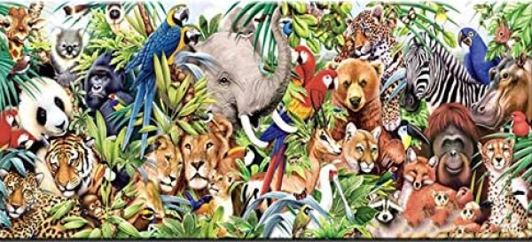 Diamond Painting Tier Zoo